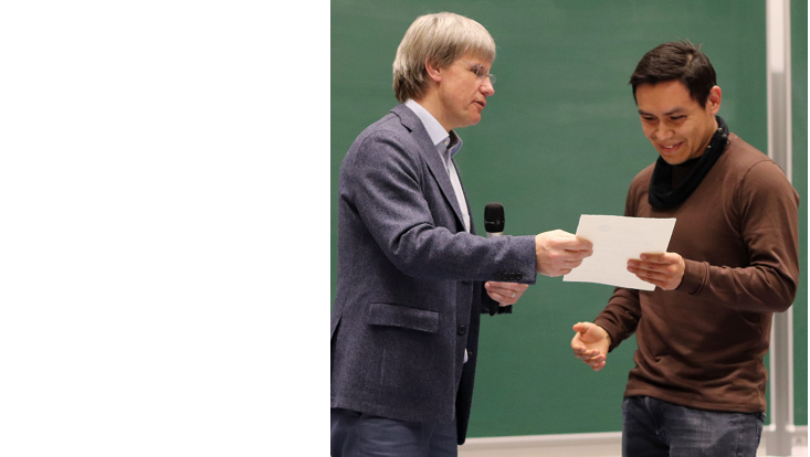 Foto Preisverleihung M. Dominguez