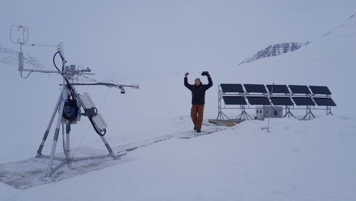 Eddy-Kovarianz-System auf Disko-Island